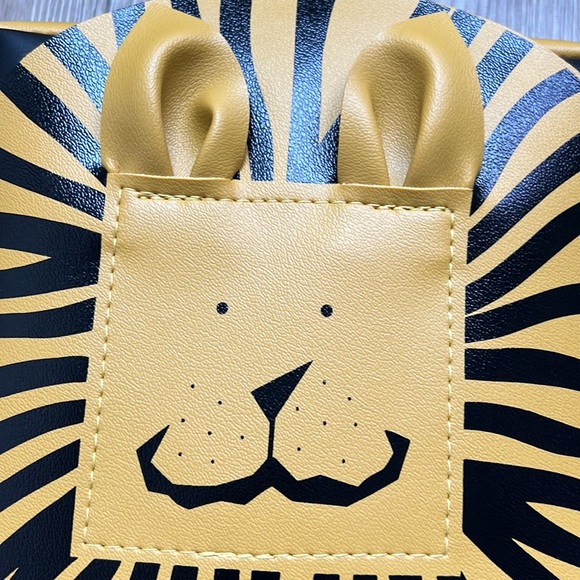 NWOT Little Packrats Kids or Adults 3D Lion Backpack with Adjustable Straps - Picture 3 of 16